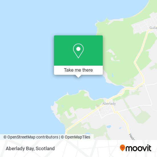 Aberlady Bay map