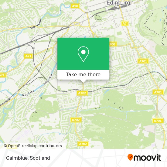 Calmblue map