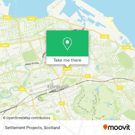 Settlement Projects map