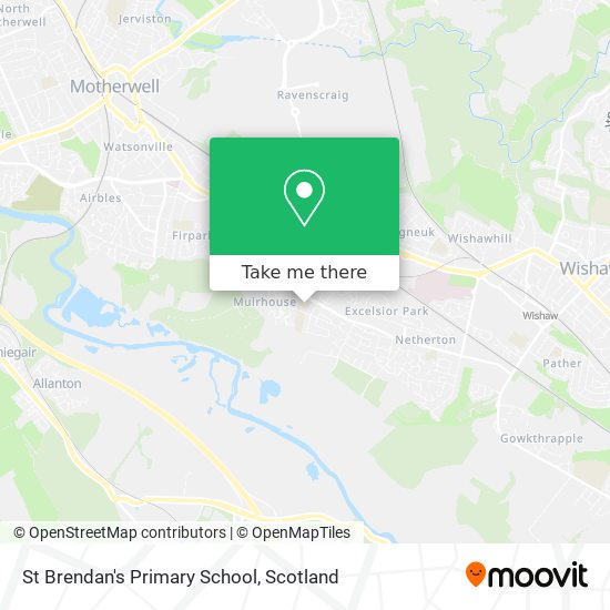 St Brendan's Primary School map