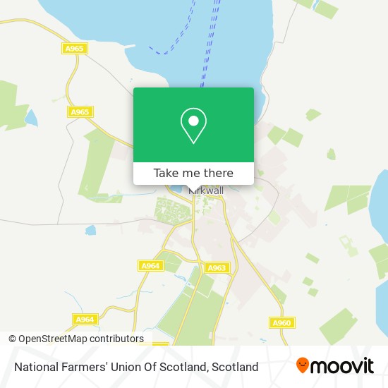 National Farmers' Union Of Scotland map