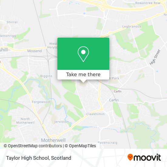 Taylor High School map