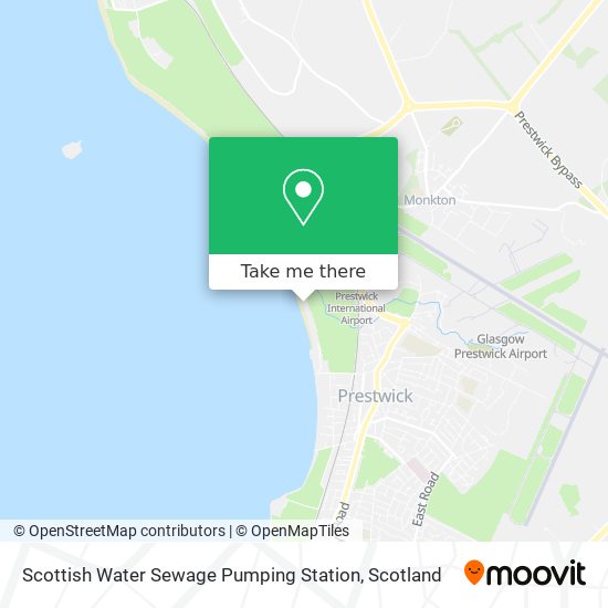 Scottish Water Sewage Pumping Station map