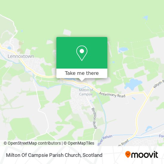 Milton Of Campsie Parish Church map