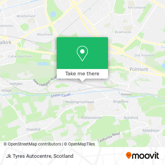 Jk Tyres Autocentre map