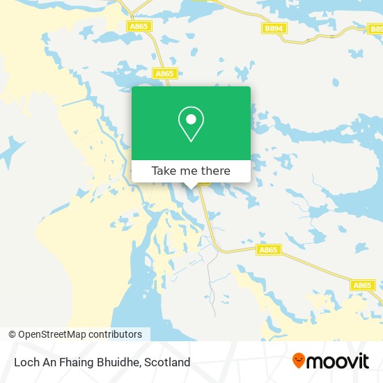 Loch An Fhaing Bhuidhe map