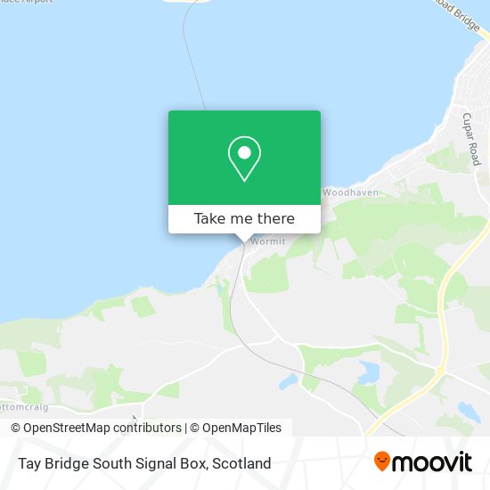 Tay Bridge South Signal Box map