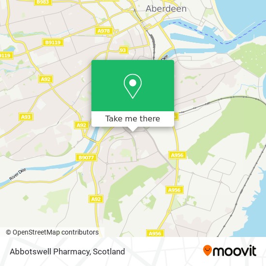 Abbotswell Pharmacy map