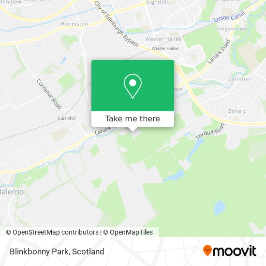 Blinkbonny Park map