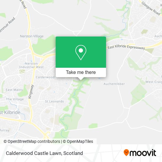 Calderwood Castle Lawn map