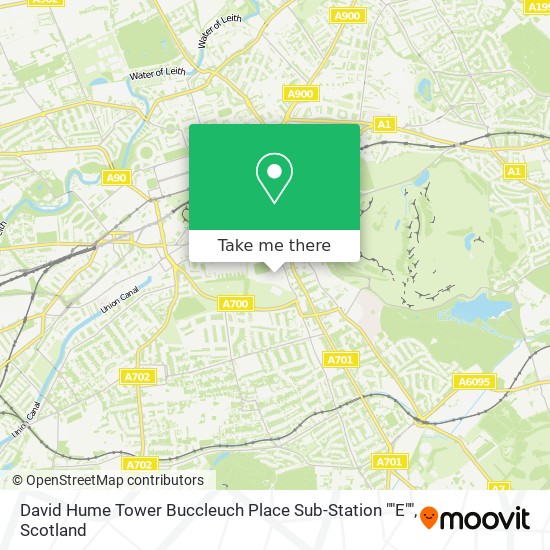 David Hume Tower Buccleuch Place Sub-Station ""E"" map