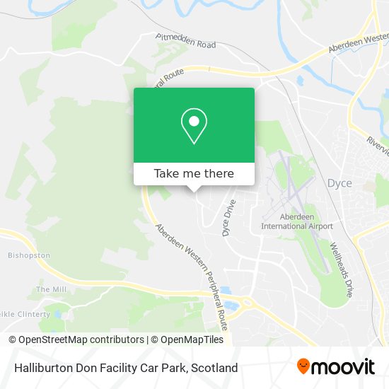 Halliburton Don Facility Car Park map
