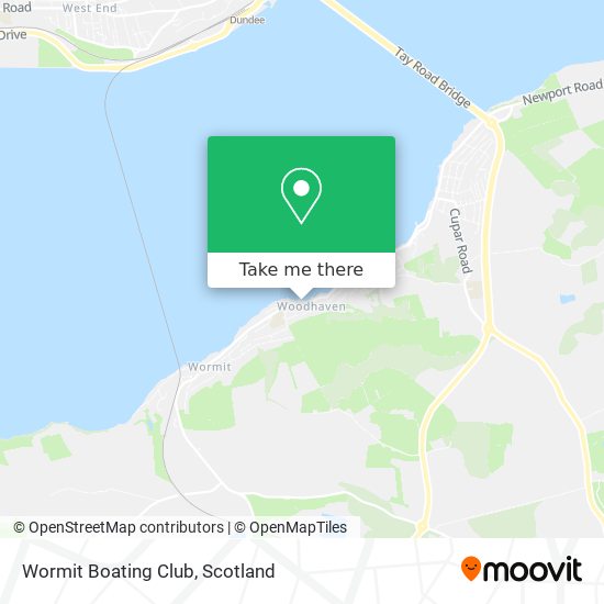 Wormit Boating Club map