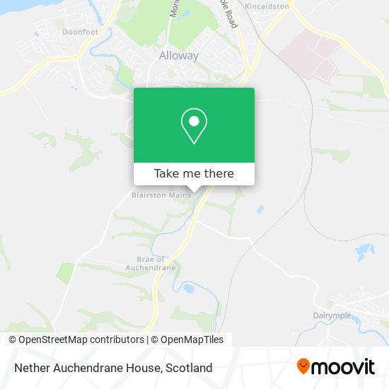 Nether Auchendrane House map