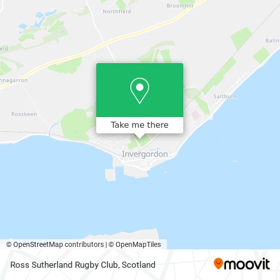 Ross Sutherland Rugby Club map