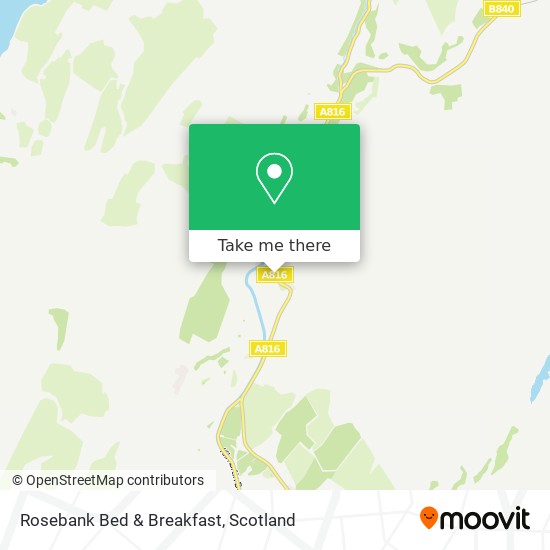 Rosebank Bed & Breakfast map