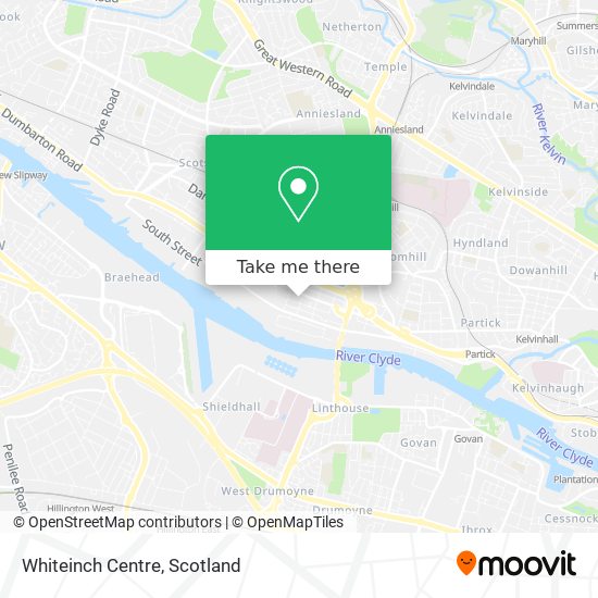 Whiteinch Centre map