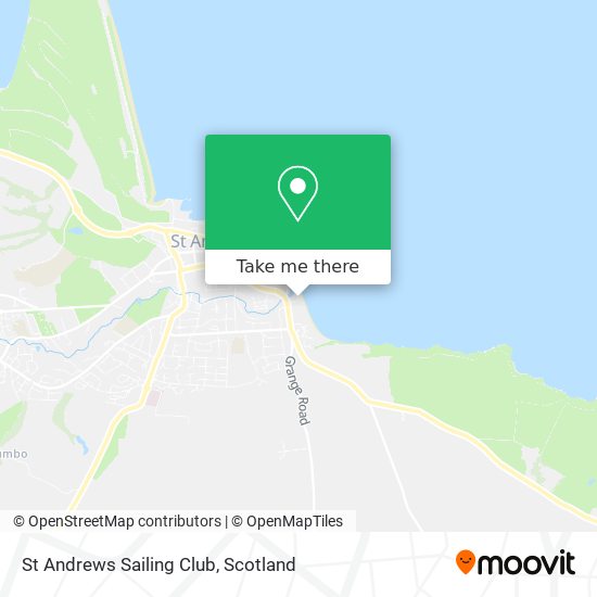 St Andrews Sailing Club map