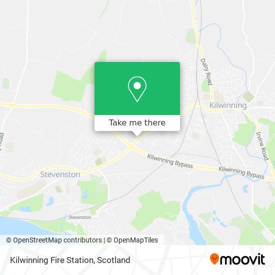 Kilwinning Fire Station map