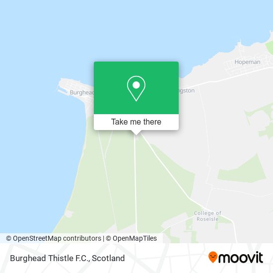 Burghead Thistle F.C. map