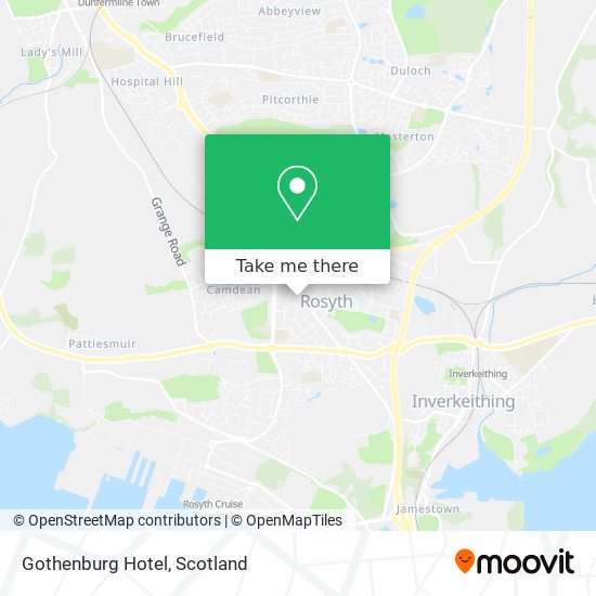 Gothenburg Hotel map