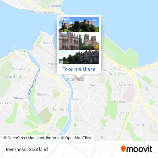 Inverness map