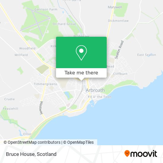 Bruce House map