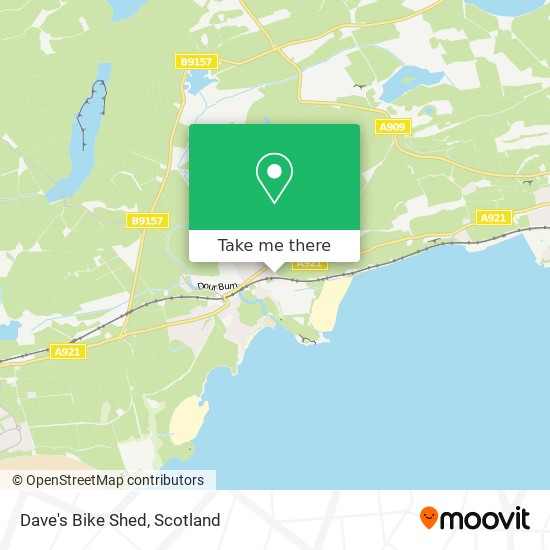 Dave's Bike Shed map