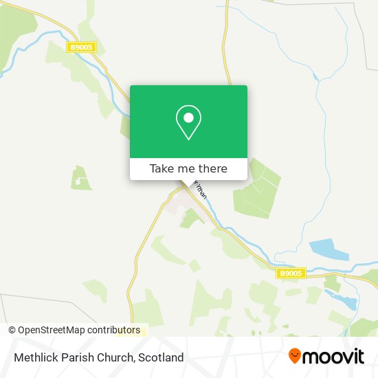 Methlick Parish Church map