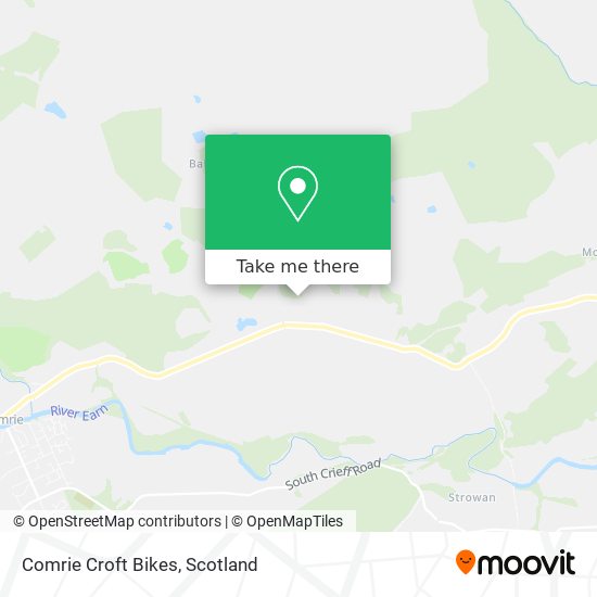 Comrie Croft Bikes map