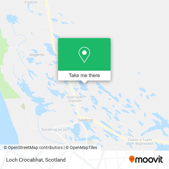 Loch Crocabhat map