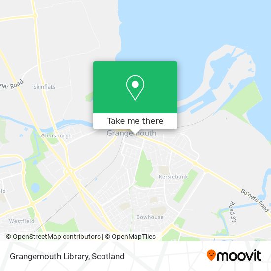Grangemouth Library map