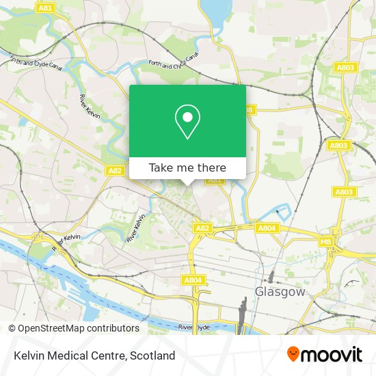 Kelvin Medical Centre map