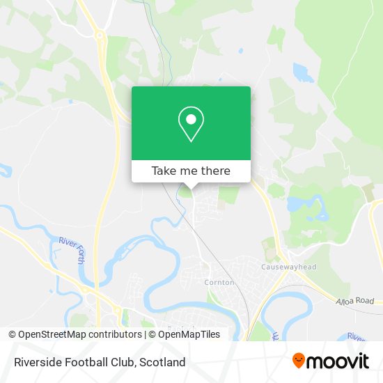 Riverside Football Club map