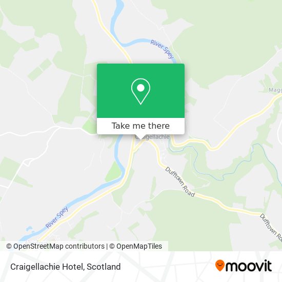 Craigellachie Hotel map
