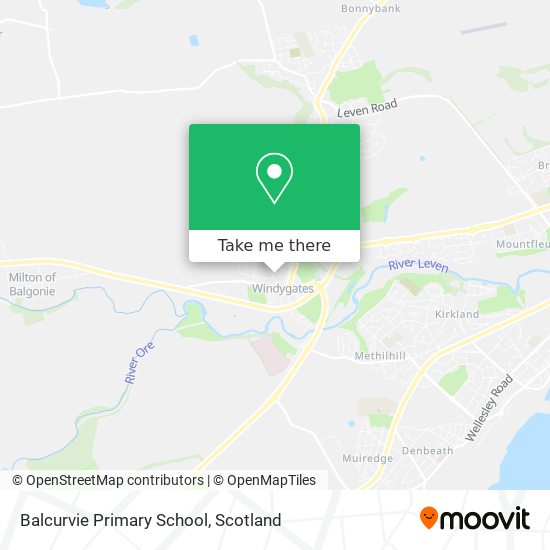 Balcurvie Primary School map