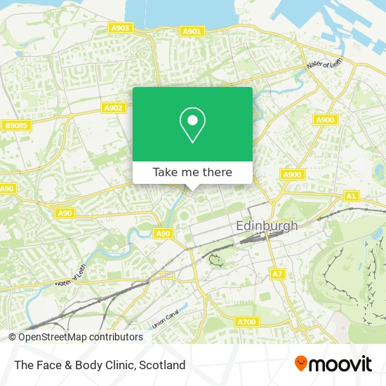 The Face & Body Clinic map