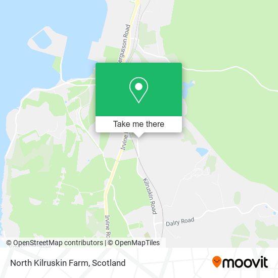 North Kilruskin Farm map