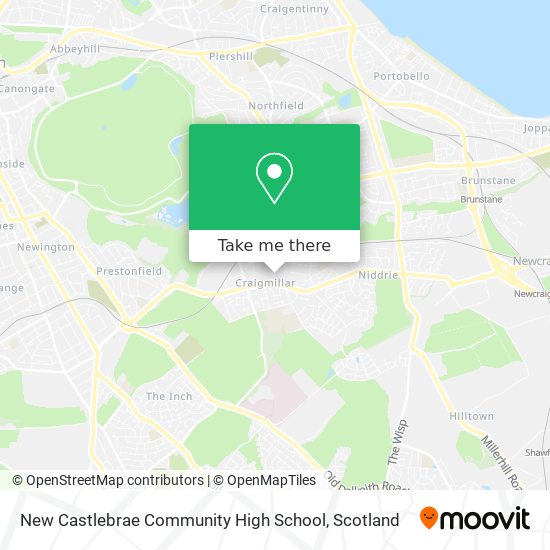 New Castlebrae Community High School map