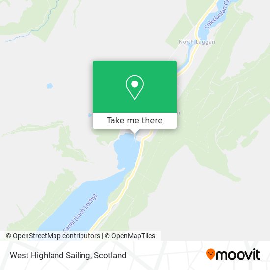 West Highland Sailing map