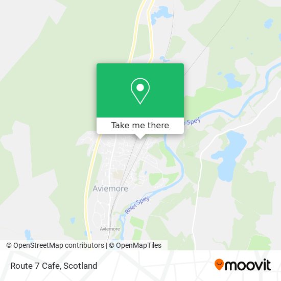 Route 7 Cafe map