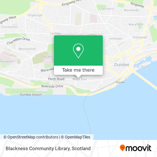 Blackness Community Library map