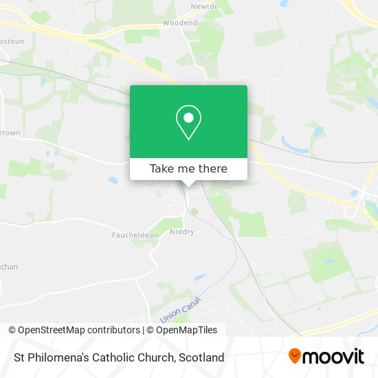 St Philomena's Catholic Church map