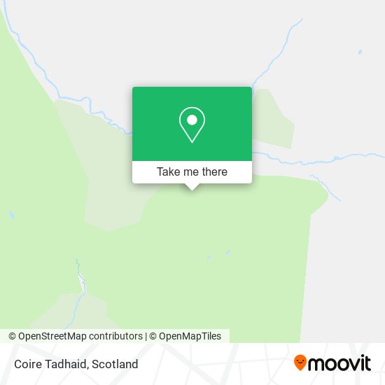 Coire Tadhaid map