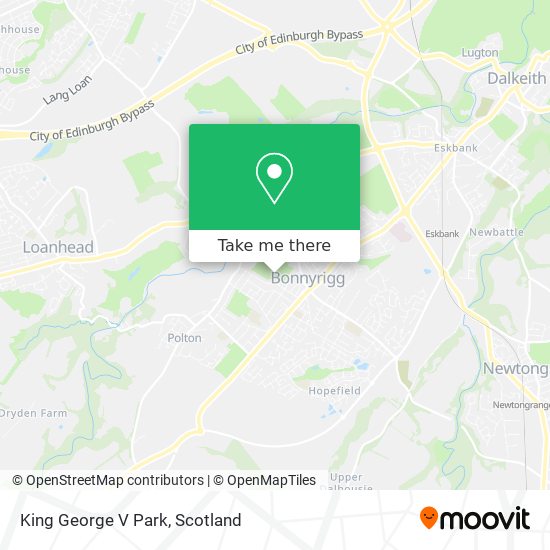 King George V Park map