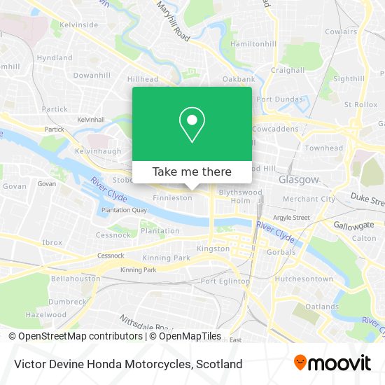 Victor Devine Honda Motorcycles map