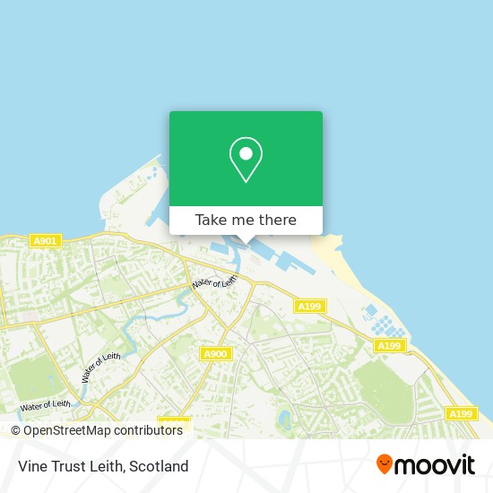 Vine Trust Leith map