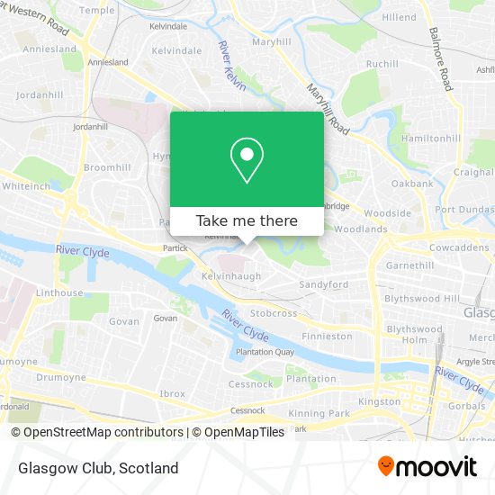 Glasgow Club map