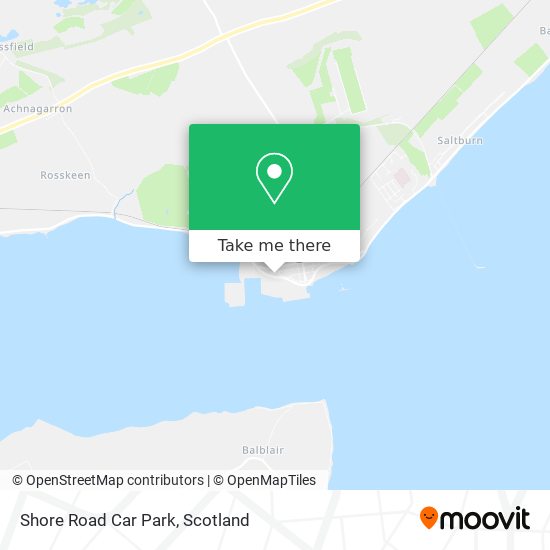Shore Road Car Park map