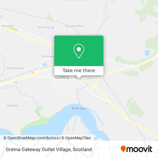 Gretna Gateway Outlet Village map